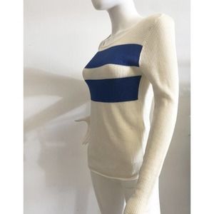 Maje -  Pullover Crochet Knit Sweater (100% Cotton)